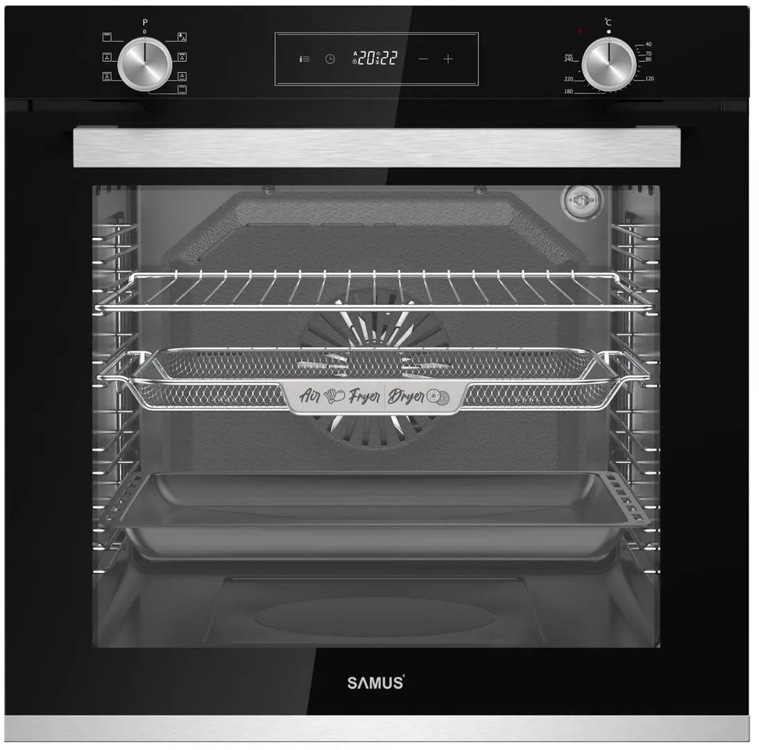 Cuptor electric incorporabil Samus SCE827GCF (Black)