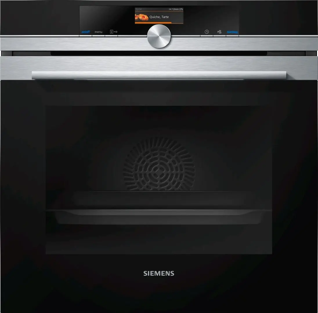 Встраиваемая электрическая духовка Siemens iQ700 HB656GHS1 (Black/Inox)