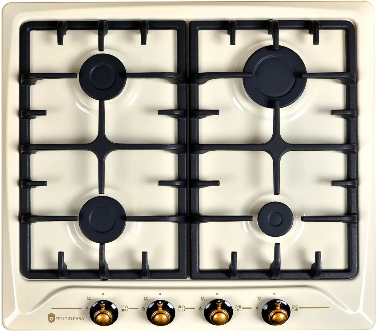 Set electrocasnice incorporabile Studio Casa Amalfi FE660 Avena + PG660 Avena + Onda Retro (Beige)