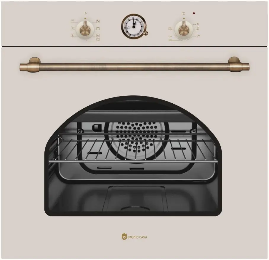 Set electrocasnice incorporabile Studio Casa Dolce Vita Fedv60Bg + Pdv60Bg + Lean Retro (Beige)