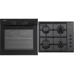 Set electrocasnice incorporabile Studio Casa Duo Mirage Iseo FE605 + PG660 (Black)