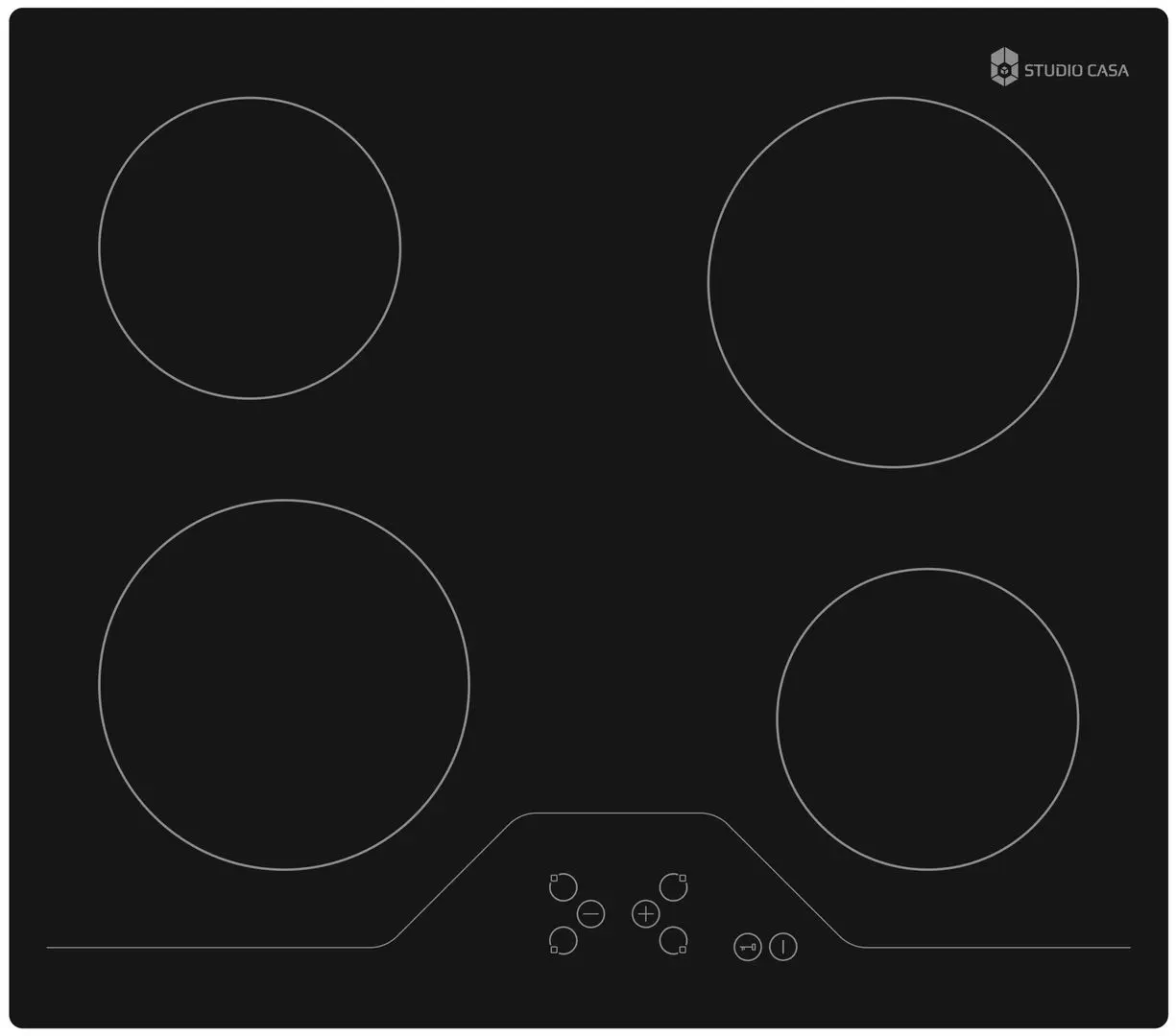 Set electrocasnice incorporabile Studio Casa LN605BLK + VCR4RSP60 (Black)