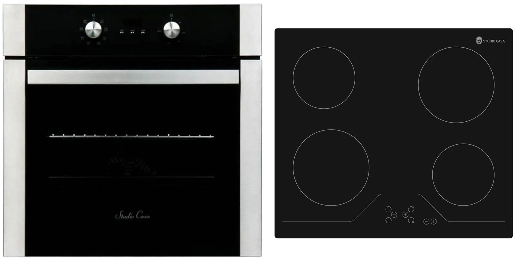 Set electrocasnice incorporabile Studio Casa LN605BLK + VCR4RSP60 (Black)