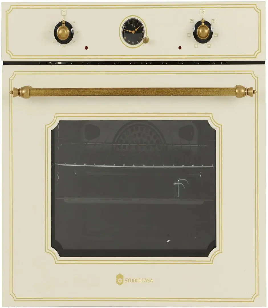 Set electrocasnice incorporabile Studio Casa Luna Retro Avena FE660 + PG660 + Alfa (Beige)