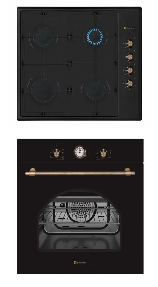Комплект встраиваемой техники Studio Casa Rustic Dolce Vita Nero (Black)