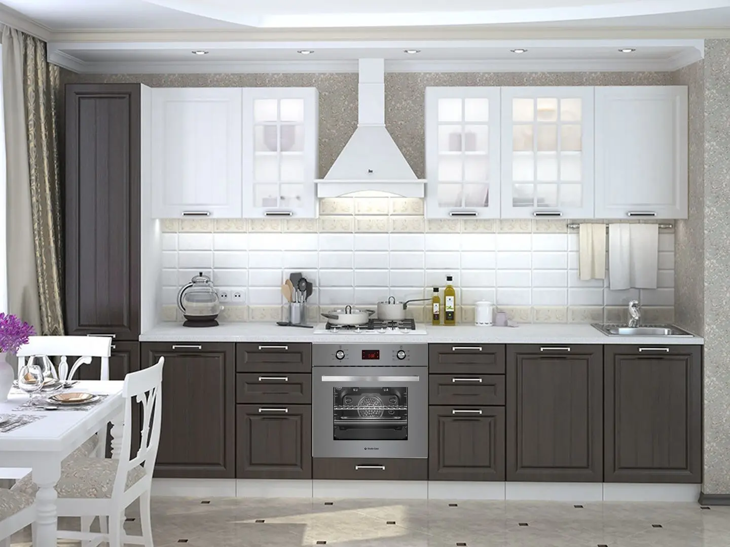 Встраиваемая духовка Studio Casa Parma Glass FE660 (Grey)