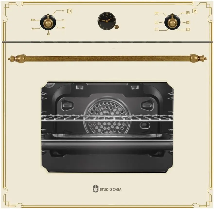 Встраиваемая электрическая духовка Studio Casa Parma FE660 (Beige)