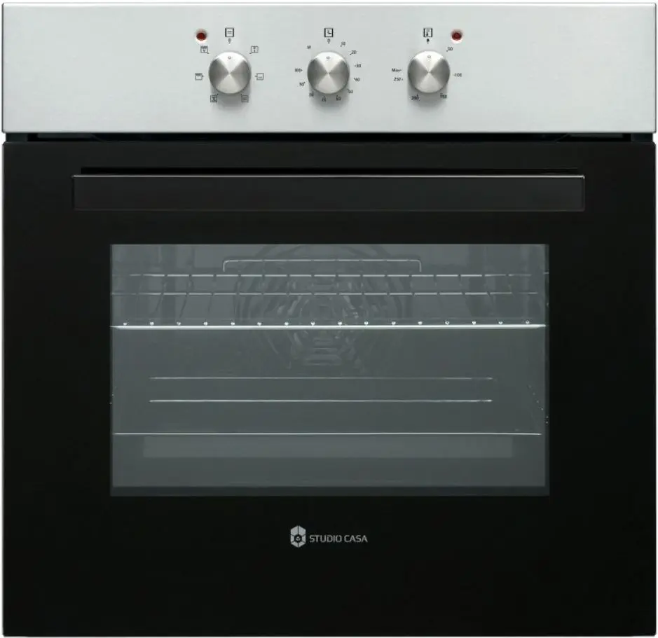 Встраиваемая электрическая духовка Studio Casa Roma (Inox/Black)