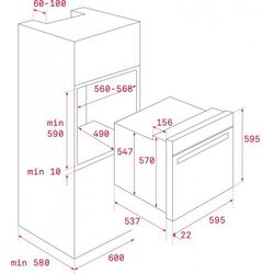 Cuptor electric incorporabil Teka HLB 8600 LB (Brown) Thumb