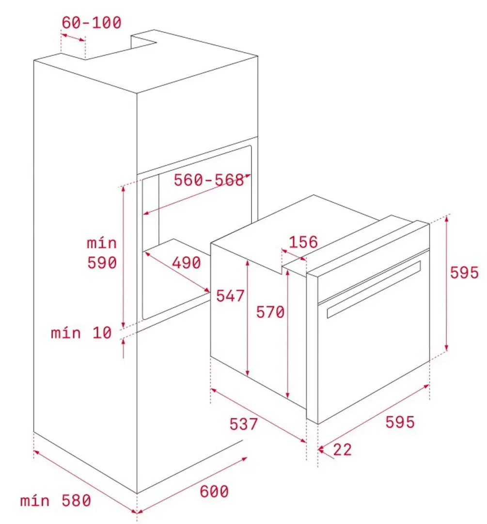 Cuptor electric incorporabil Teka HLB 8600 SM (Silver)