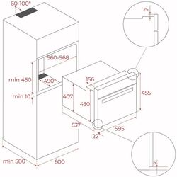 Cuptor electric incorporabil Teka HLC 8440 C BK (Black) Thumb