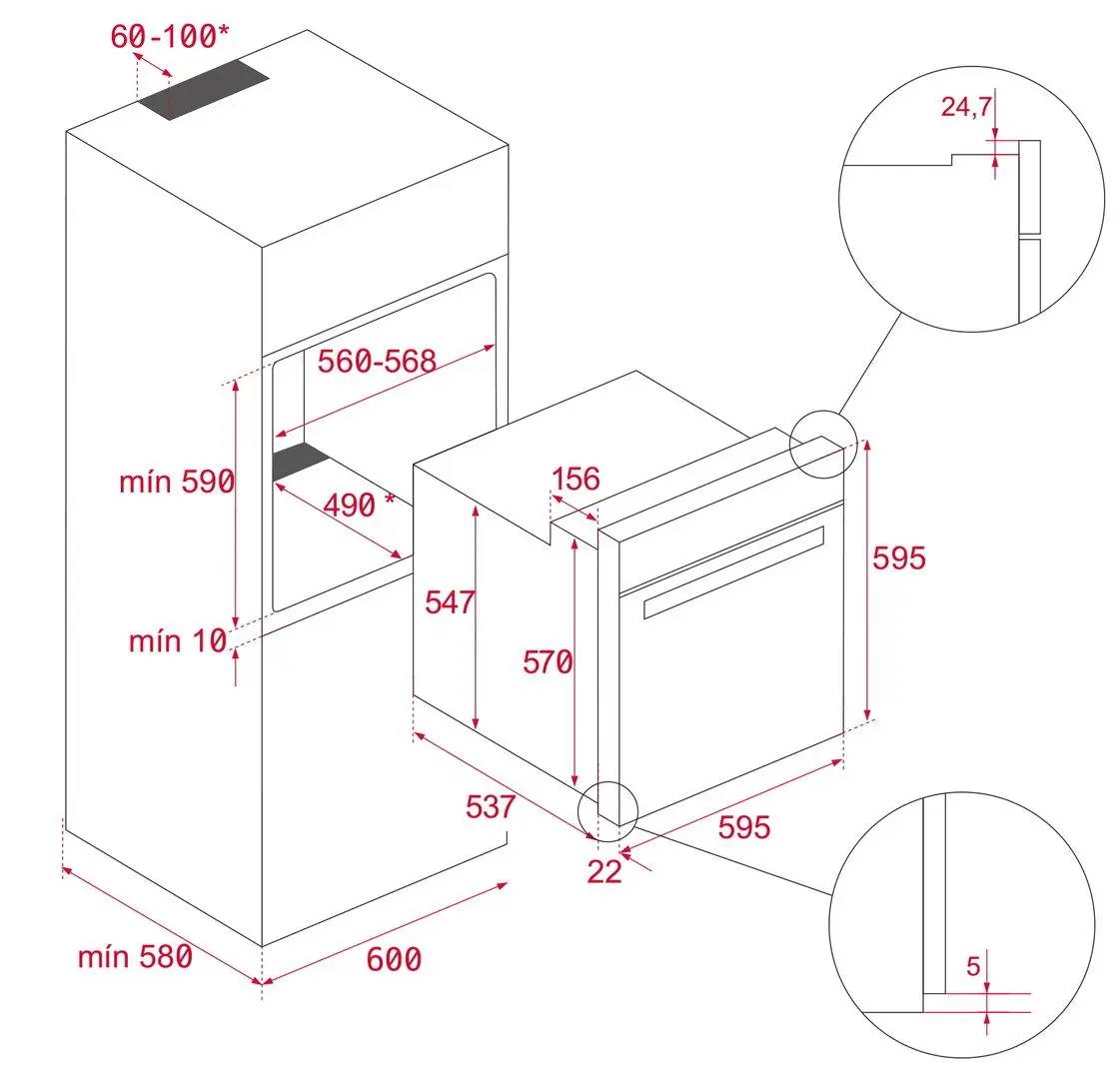 Cuptor electric incorporabil Teka Maestro HLB 8400 (Black)