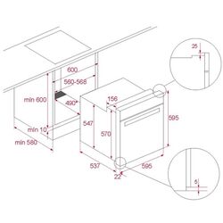 Cuptor electric incorporabil Teka MaestroPizza HLB 85-G1 P BM (Matte Black) Thumb