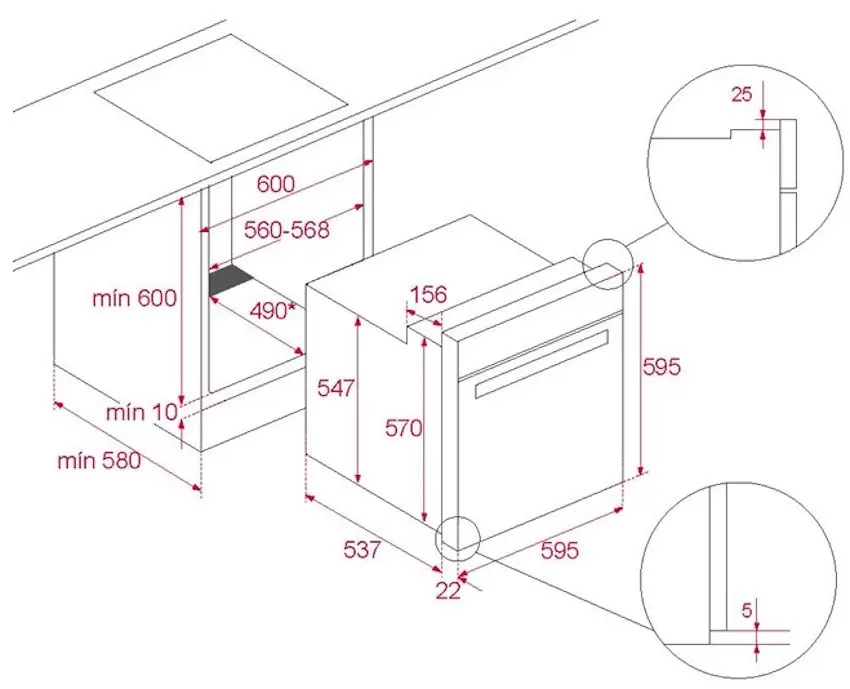 Cuptor electric incorporabil Teka MaestroPizza HLB 85-G1 P BM (Matte Black)