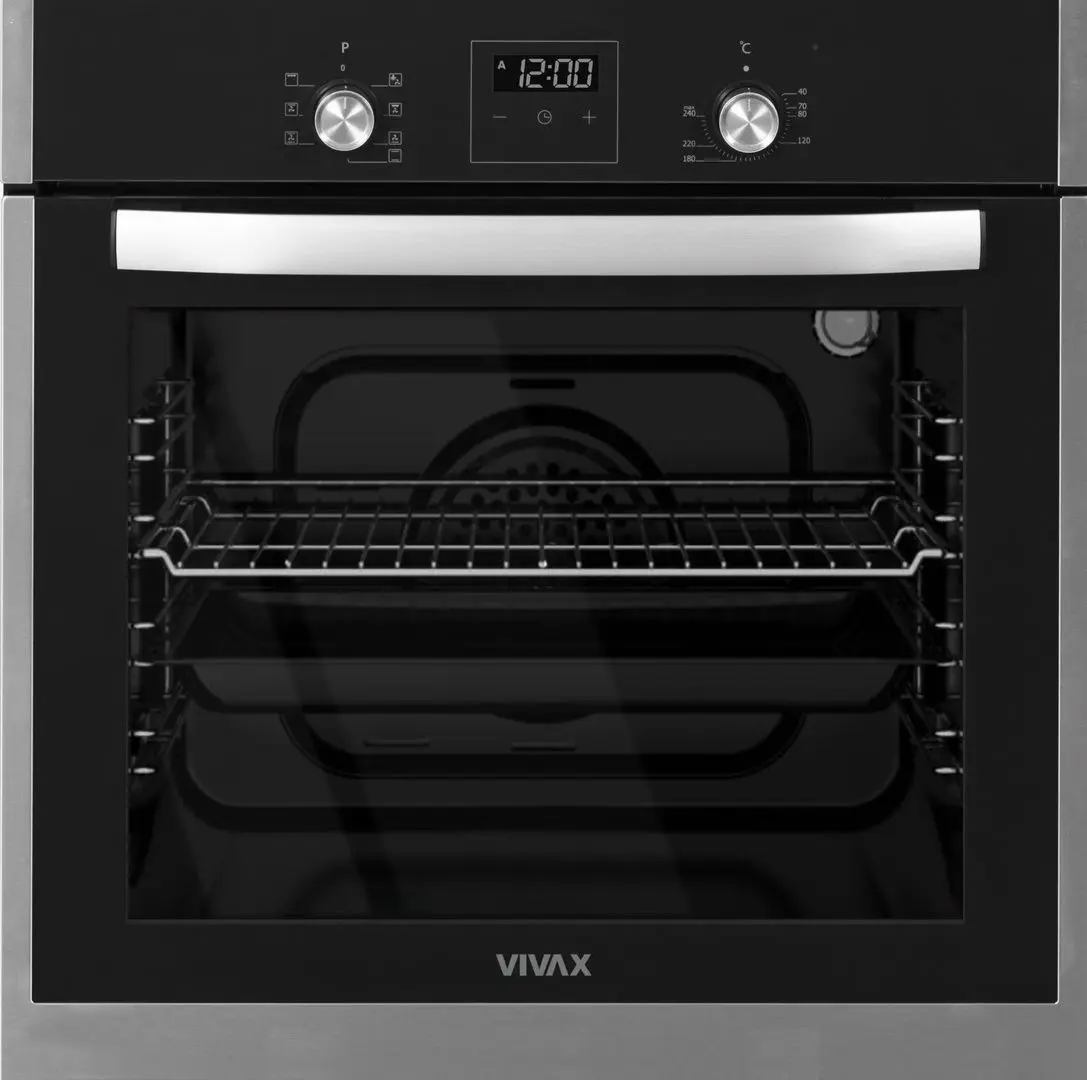 Cuptor electric incorporabil Vivax BO-608FAHTD X (Inox/Black)