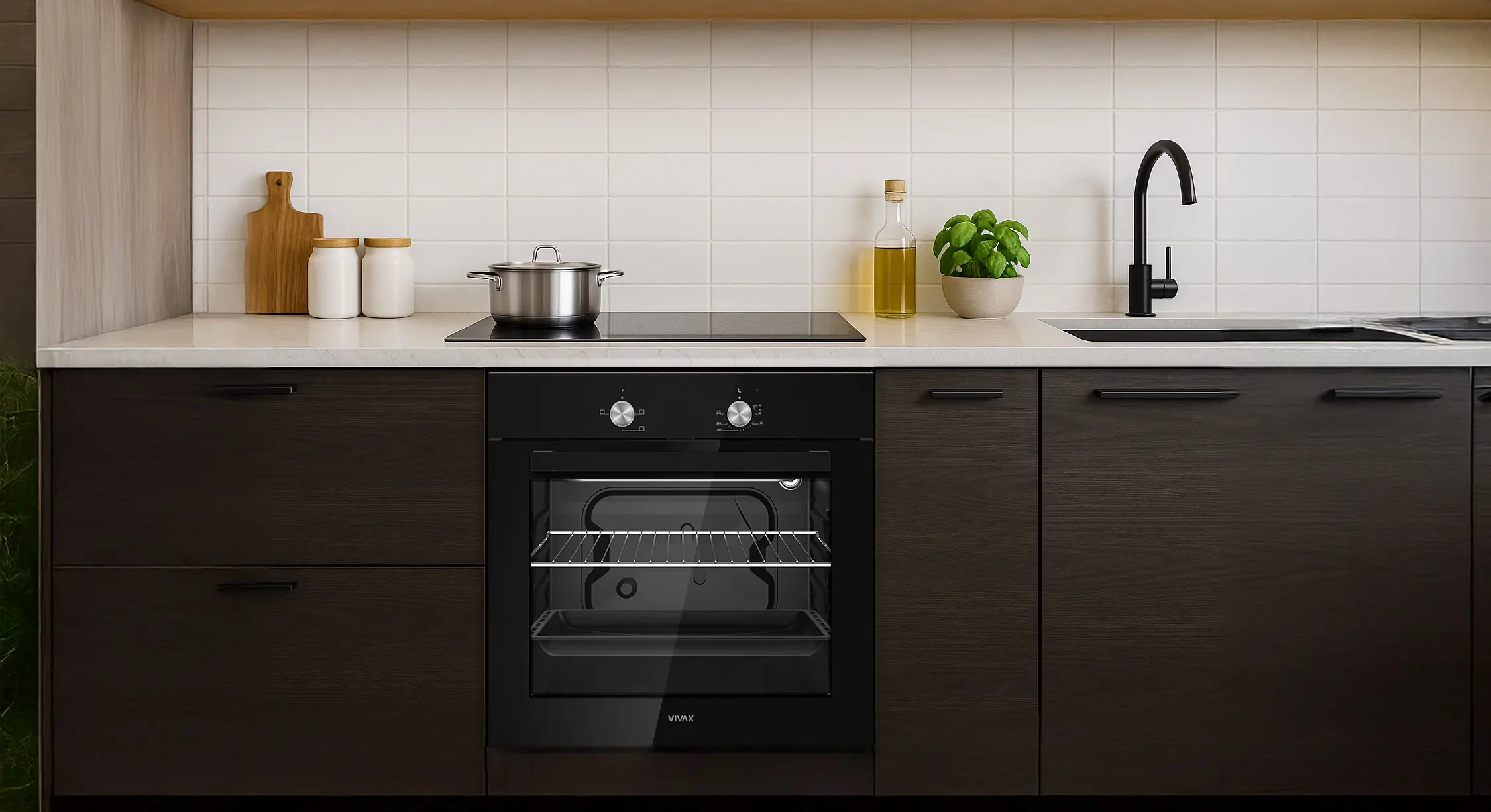 Cuptor electric incorporabil Vivax BO-624MS G (Black)