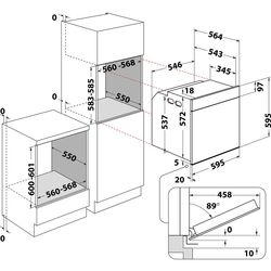 Cuptor electric incorporabil Whirlpool AKZ9 6270 IX (Inox) Thumb