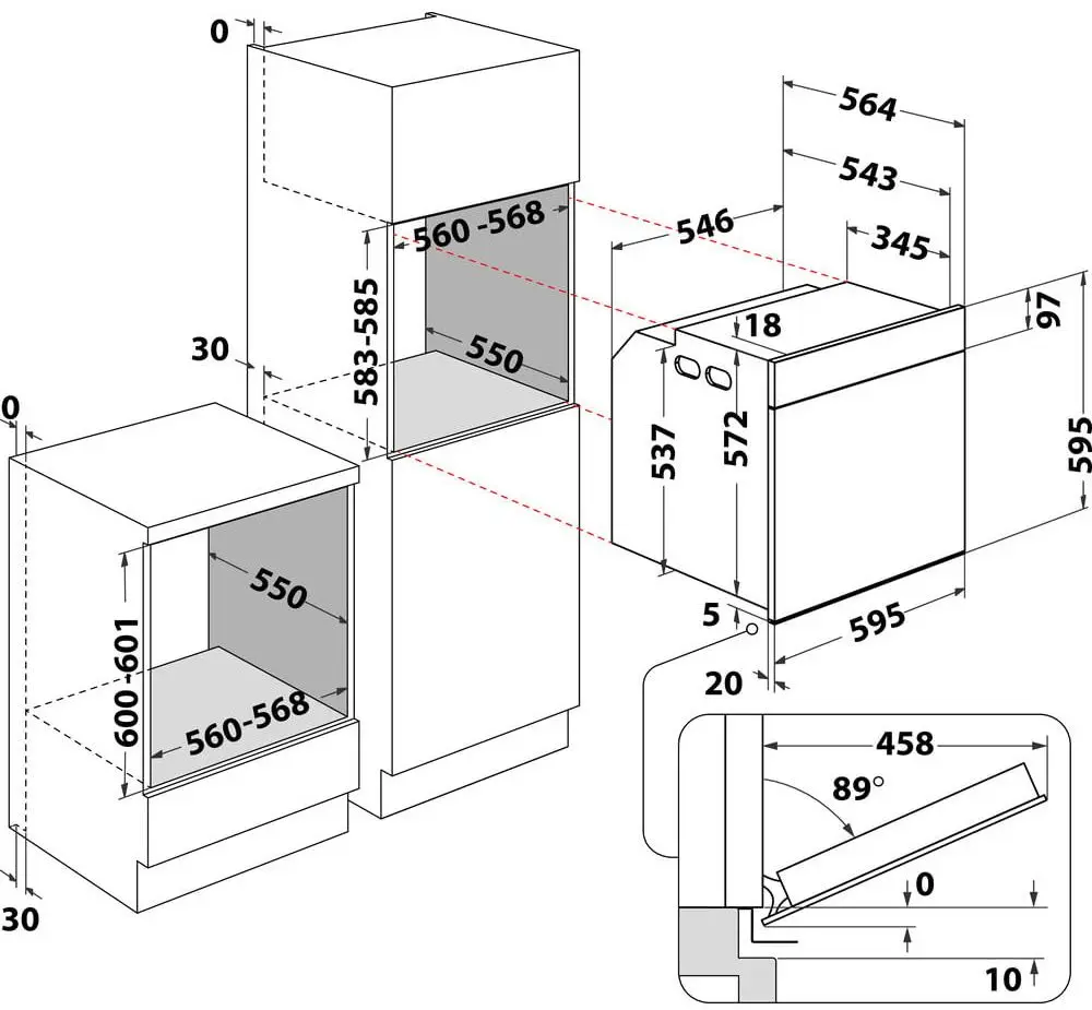 Cuptor electric incorporabil Whirlpool AKZ9 9421 CS NB (Black)