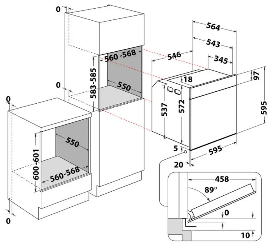 Cuptor electric incorporabil Whirlpool AKZ9 9480 NB (Black)