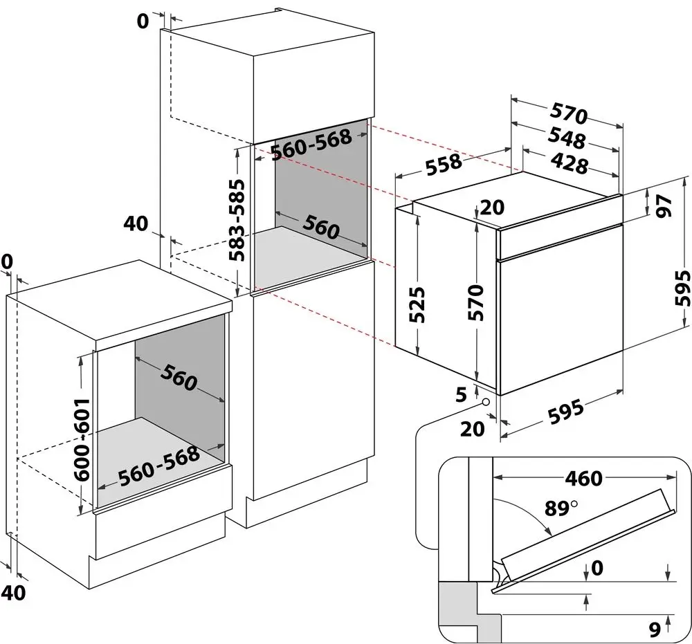 Cuptor electric incorporabil Whirlpool OMSK58HU1SX (Silver)