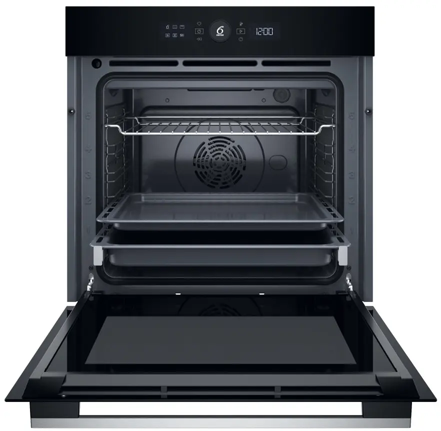 Встраиваемая электрическая духовка Whirlpool WOI5S8CM1SXA (Black/Inox)