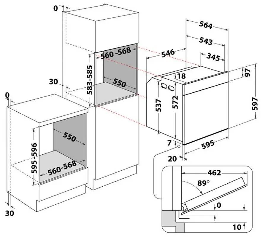 Cuptor electric incorporabil Whirlpool WOI5S8PM2SEA (Beige)
