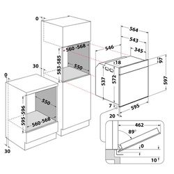 Cuptor electric incorporabil Whirlpool WOI5S8PM2SWA (White) Thumb