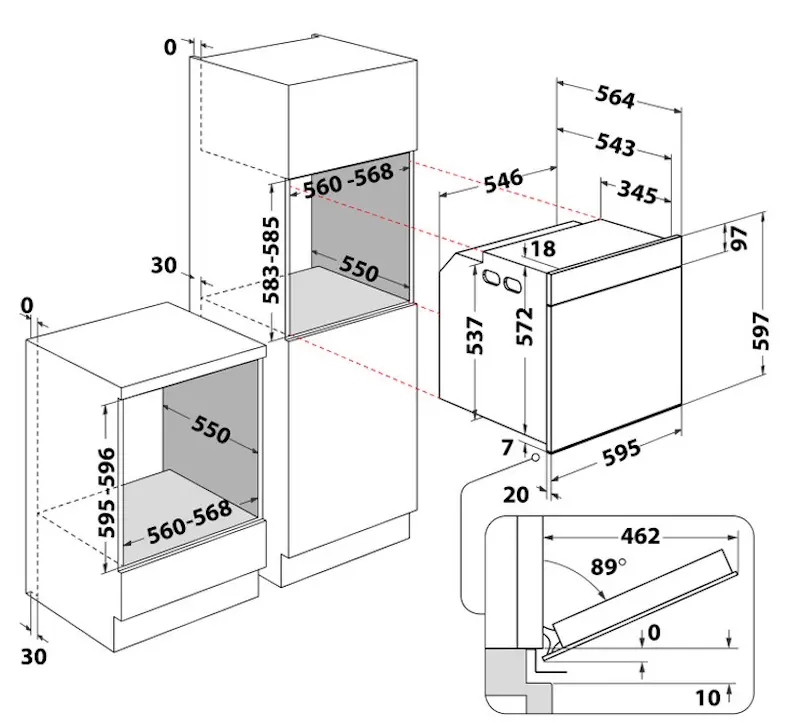 Cuptor electric incorporabil Whirlpool WOI5S8PM2SWA (White)