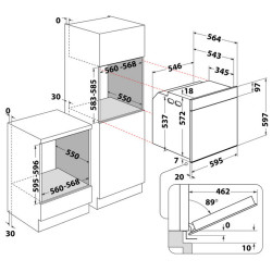 Cuptor electric incorporabil Whirlpool WOI78PT1SBA (Black) Thumb