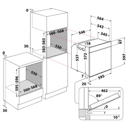 Cuptor electric incorporabil Whirlpool WOI7A8PT1SB (Black) Thumb