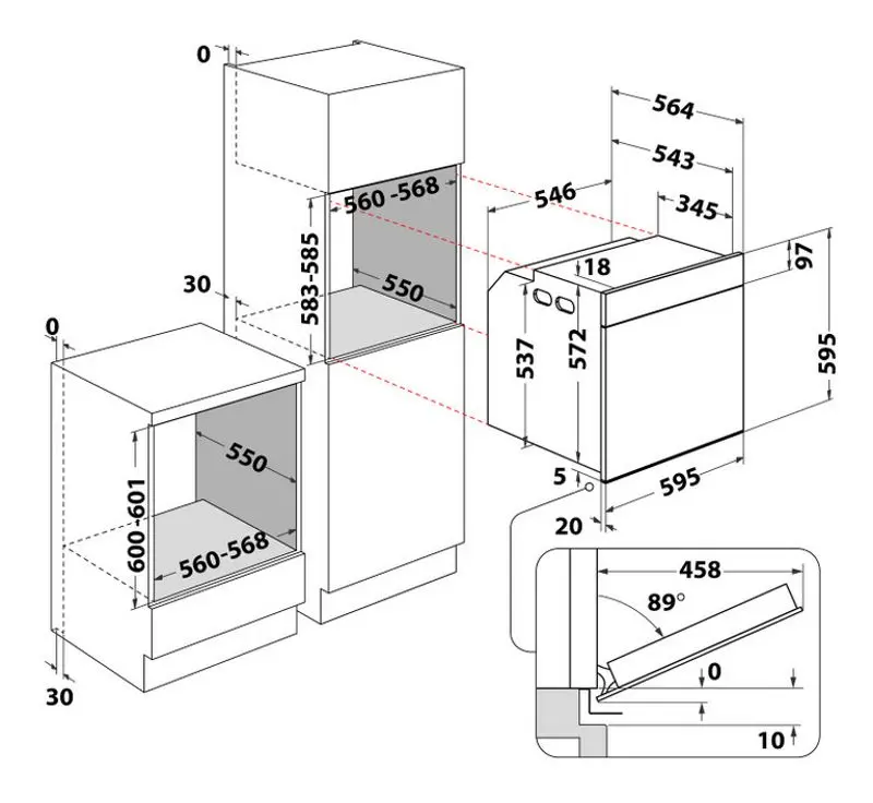 Cuptor electric incorporabil Whirlpool AKZ9 6220 IX (Inox)