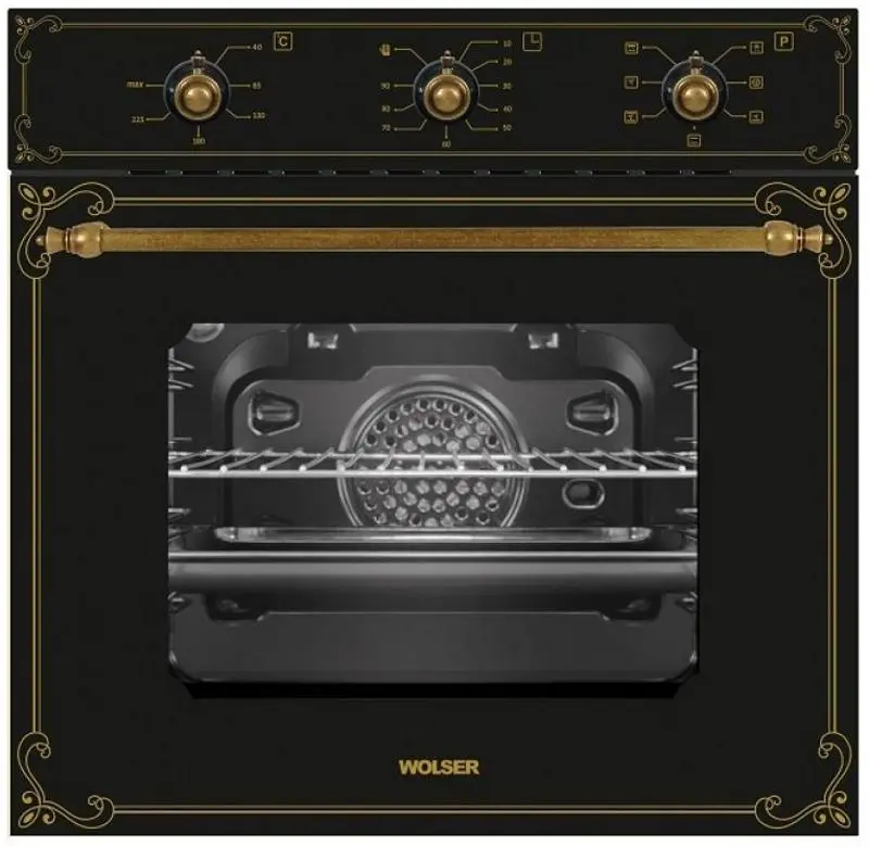 Cuptor electric incorporabil Wolser WL-F 66 Rustic (Black)