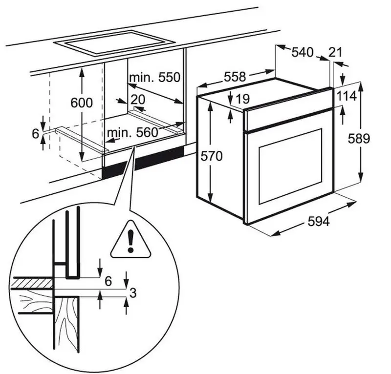 Cuptor electric incorporabil Zanussi ZOB35702BU (Black) - 5