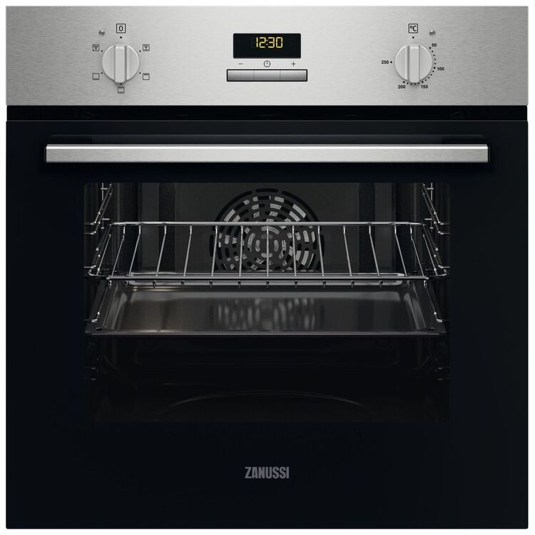 Встраиваемая электрическая духовка Zanussi ZOHEC2X2 (Black/Inox)