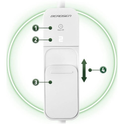 Электрогрелка для ног Berdsen BD-970 397000 (White/Grey) Thumb