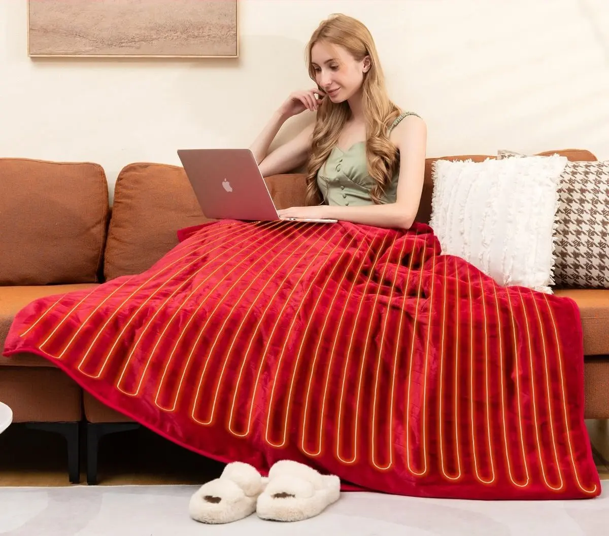 Patura electrica Costway ES10209DE-RE (Red) - 5