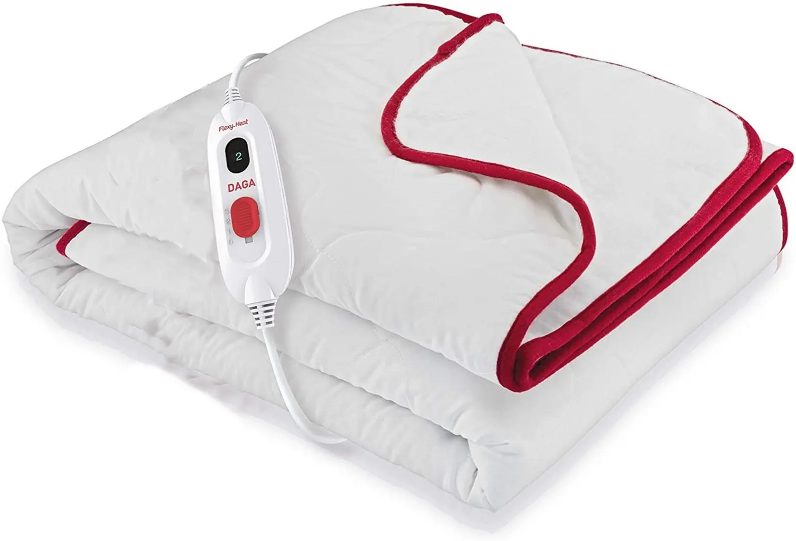 Cearsaf electric Daga CIN-235 Comfort (White/Red)