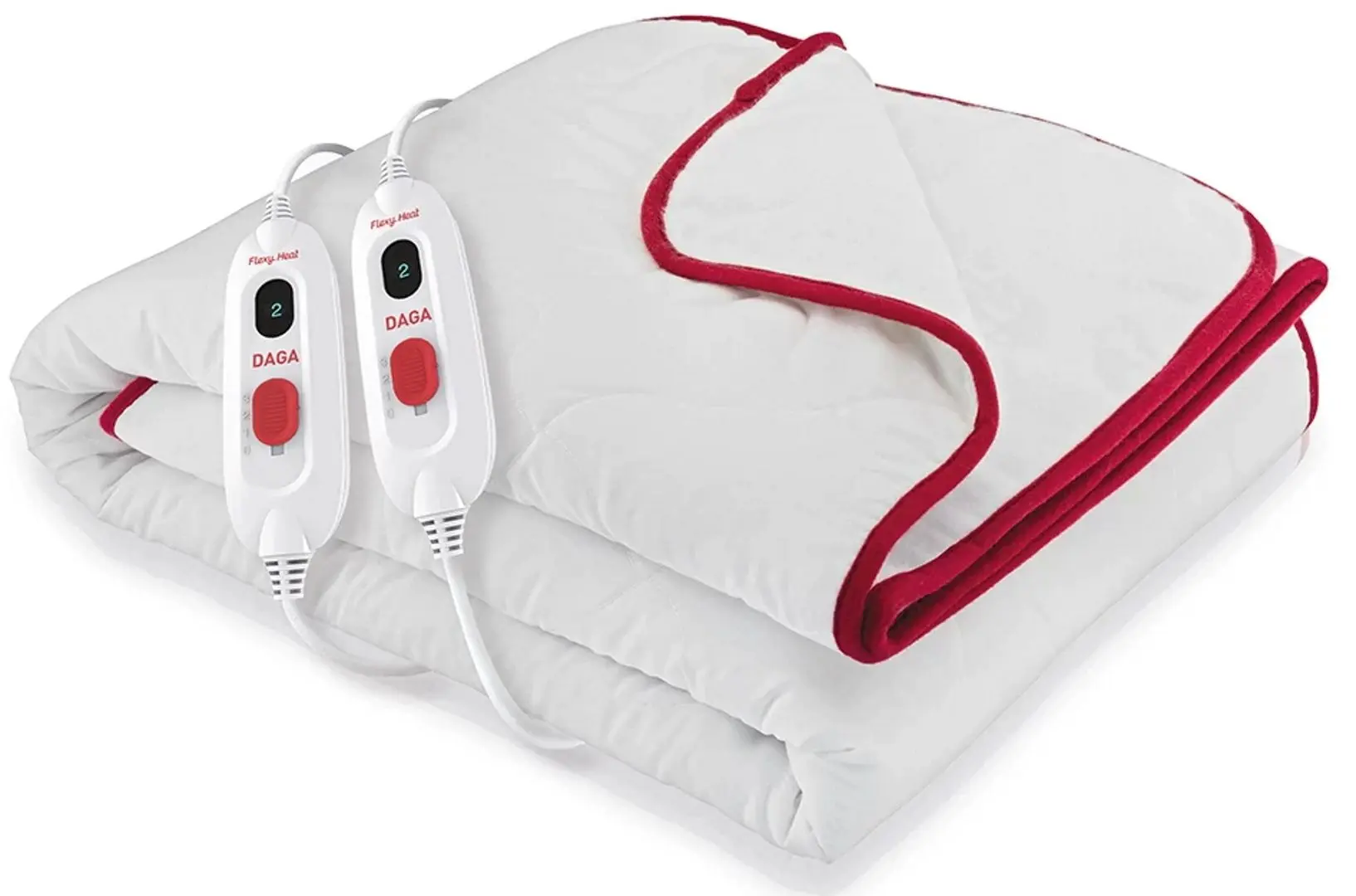 Cearsaf electric Daga CMN-236 Comfort (White/Red)