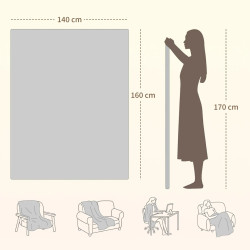 Patura electrica Homcom 810-030V90GY (Grey) Thumb