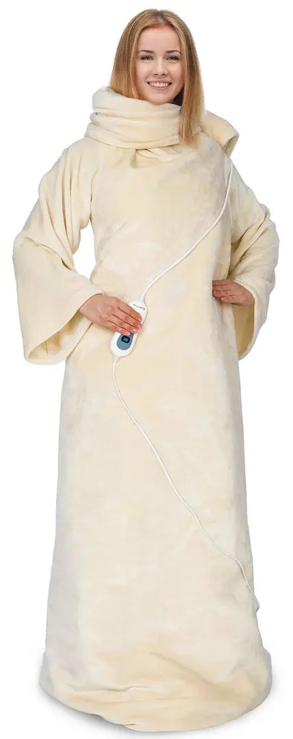 Patura electrica cu maneci Klarstein Slanket (Beige)