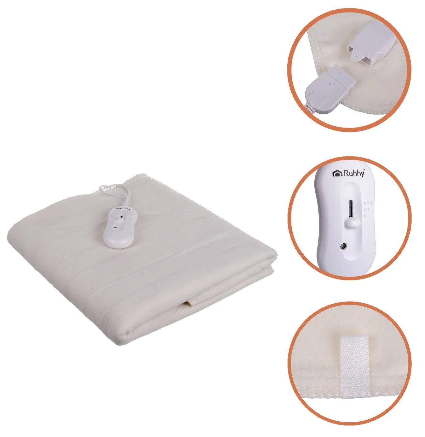 Электропростынь Ruhhy 26201 (White)