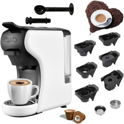 Кофемашина Adler AD 4386 (White/Black) Thumb