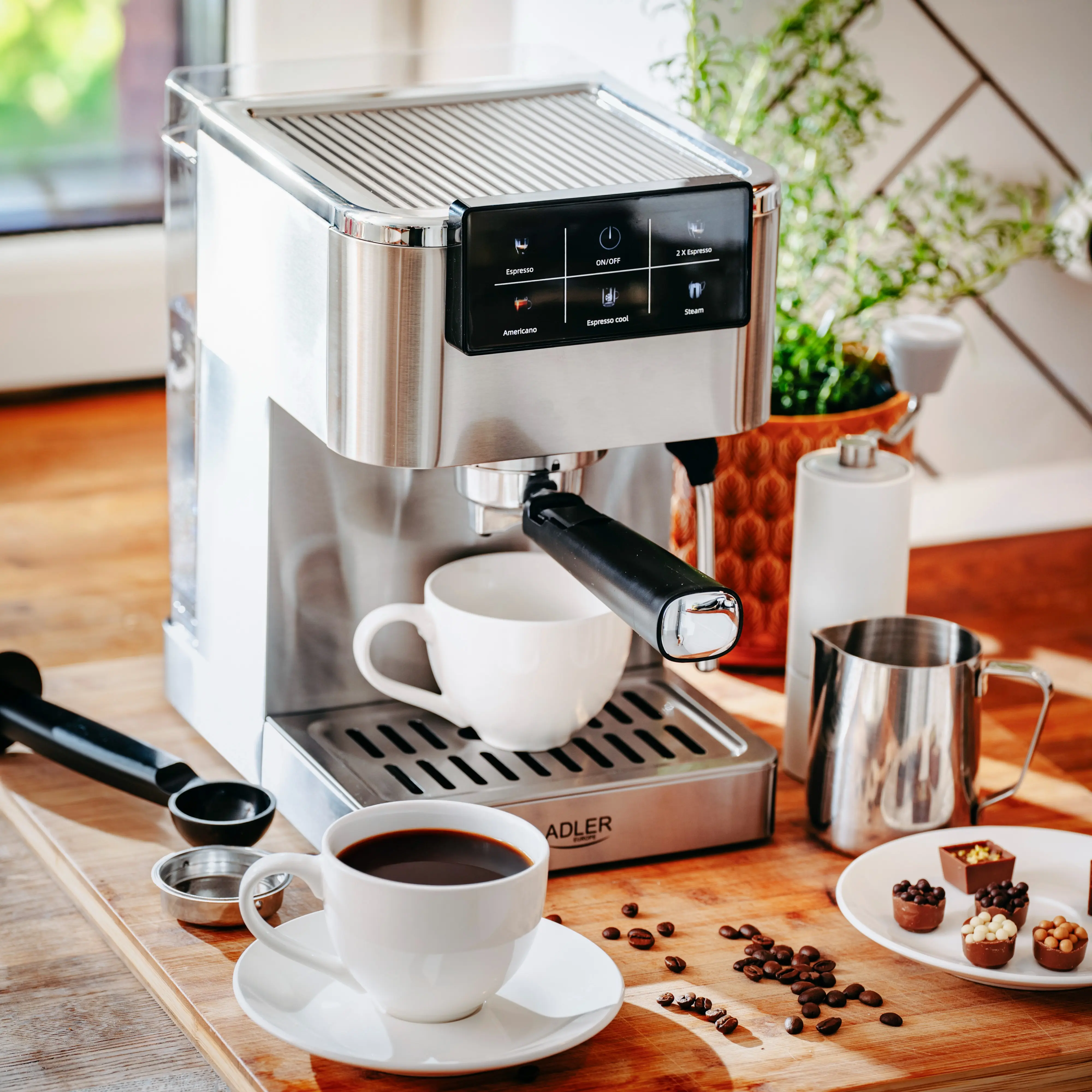 Aparat de cafea Adler AD 4390 (Inox) - 12