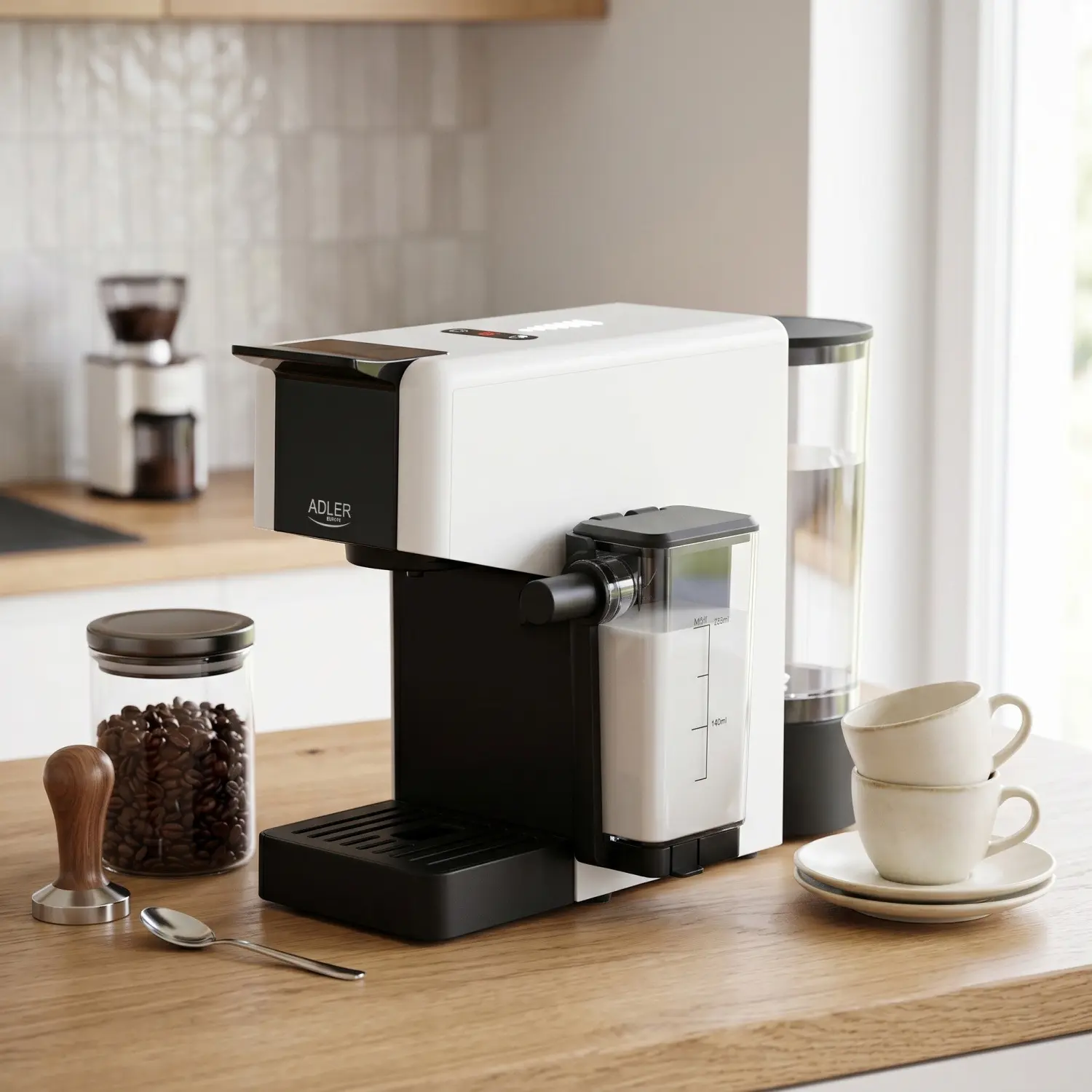 Aparat de cafea Adler AD 4391 (White/Black) - 8