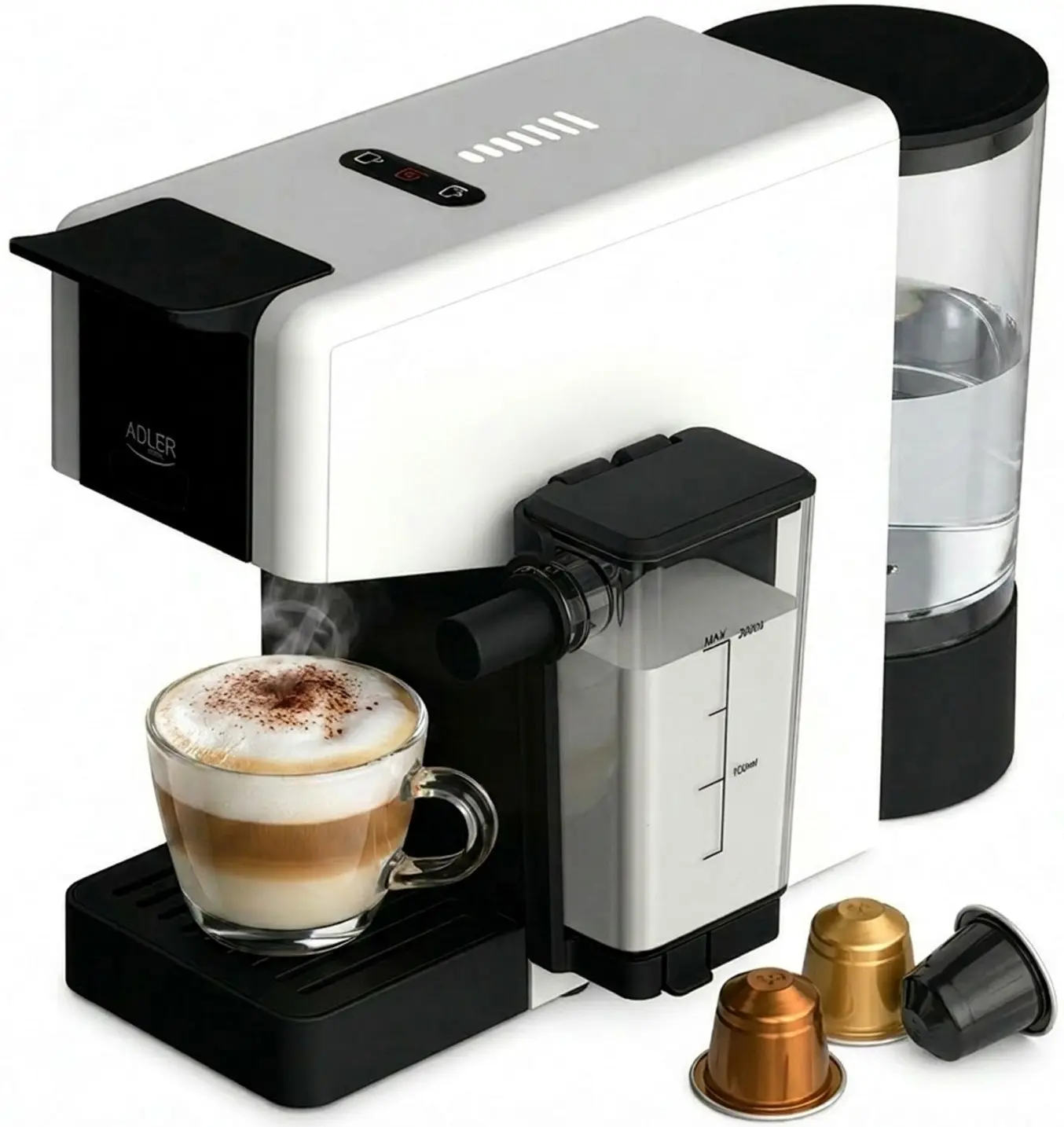 Aparat de cafea Adler AD 4391 (White/Black) - 20
