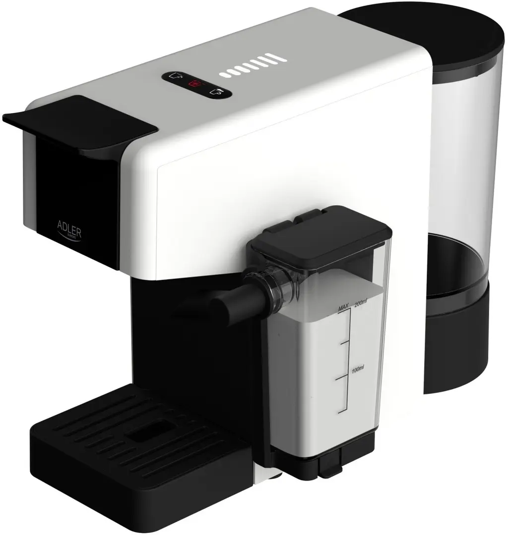 Aparat de cafea Adler AD 4391 (White/Black)