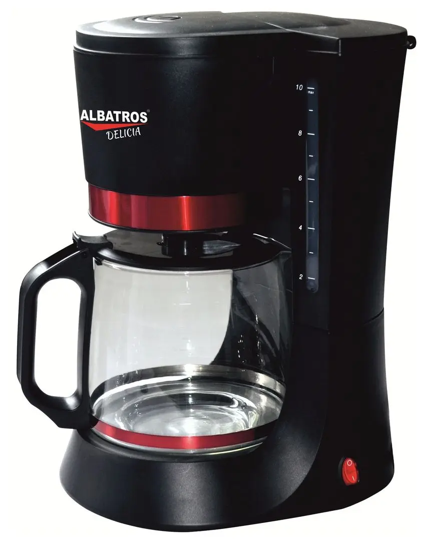 Кофеварка Albatros Delicia (Black/Red)