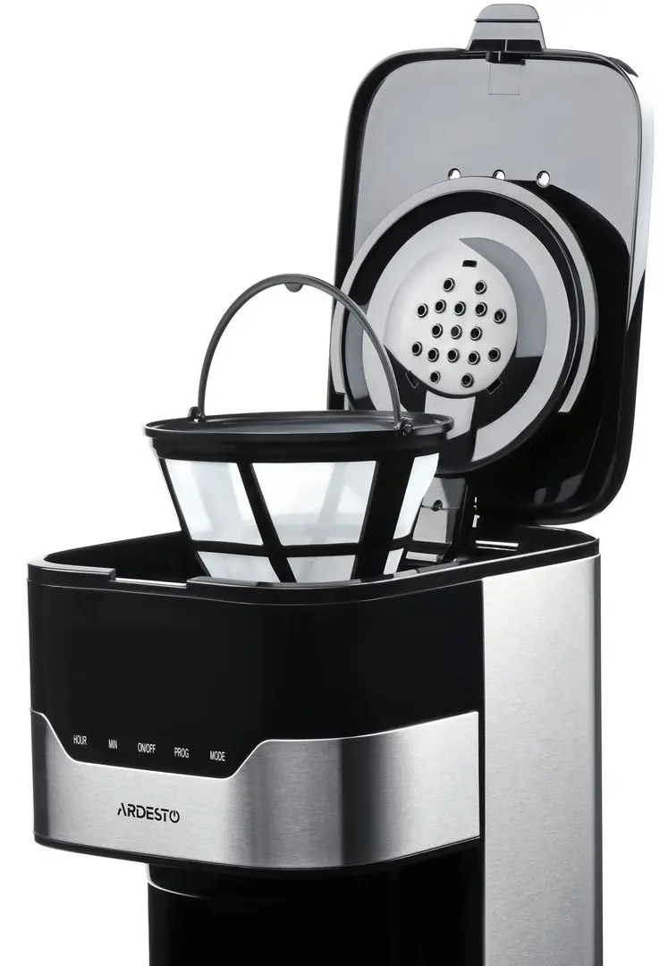 Кофеварка Ardesto FCM-D3100 (Black/Polished Steel) - 5