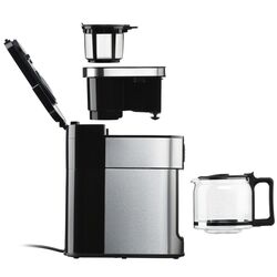 Кофеварка Ardesto YCM-D1200 (Black/Polished Steel) Thumb