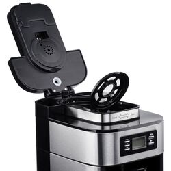 Кофеварка Ardesto YCM-D1200 (Black/Polished Steel) Thumb